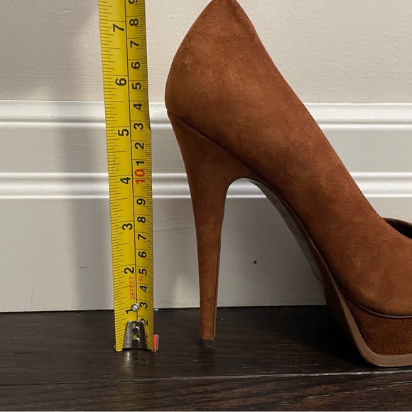 COPY - YSL Tribute Suede Leather Platform Pumps - Picture 8 of 11
